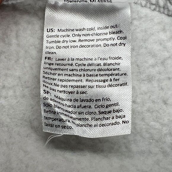 John Deere Sweatshirt Men's Size XL Gray Build Alabama Hoodie - Picture 12 of 13